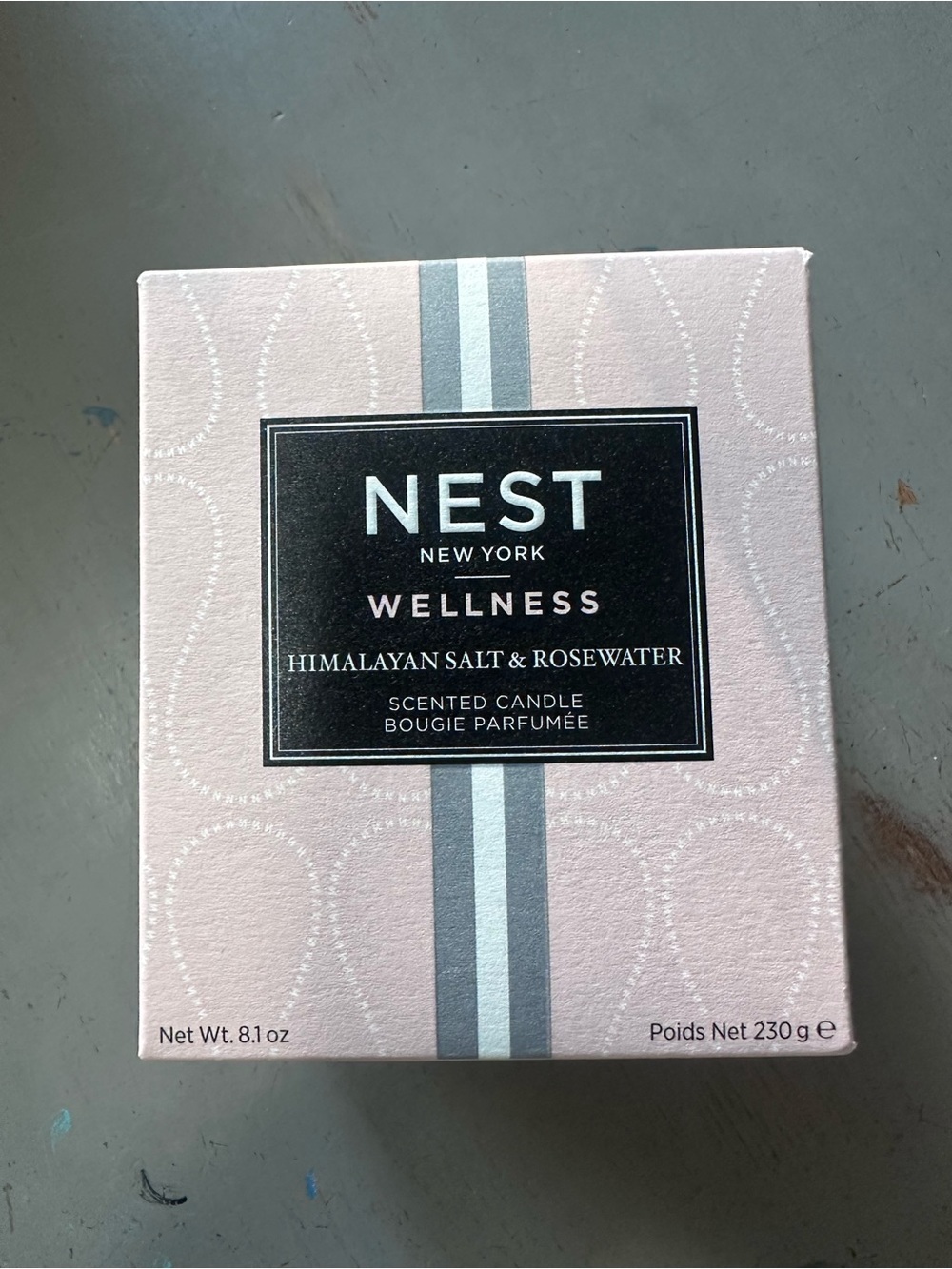 NEST Fragrances Pink Wellness Himalayan Salt & Rosewater Scented Candle